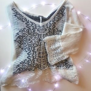 Free people cropped sweater